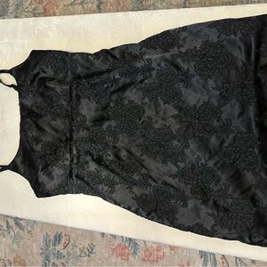 Wild Fable Black Floral Lace Chemise